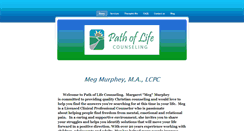 Desktop Screenshot of pathoflifecounseling.org